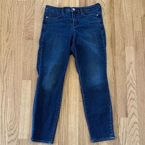 Athleta Sculptek Medium-Dark Blue Ankle Jeans